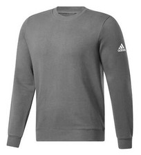 Adidas Men's Fleece Performance Training Crewneck Sweater   Grey Four