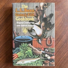L. L. Bean Game and Fish Cookbook Judith Jones Hardcover Hunter Elk Duck Goose