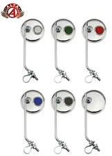 ALTA Chrome Round Rear View Bicycle Mirror Reflector Beach MTB Cruiser Lowrider