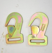 Kinedyne FE7900-1 2" Snap Hook Carbon Steel Yellow Zinc Plate Finish 2 Pack