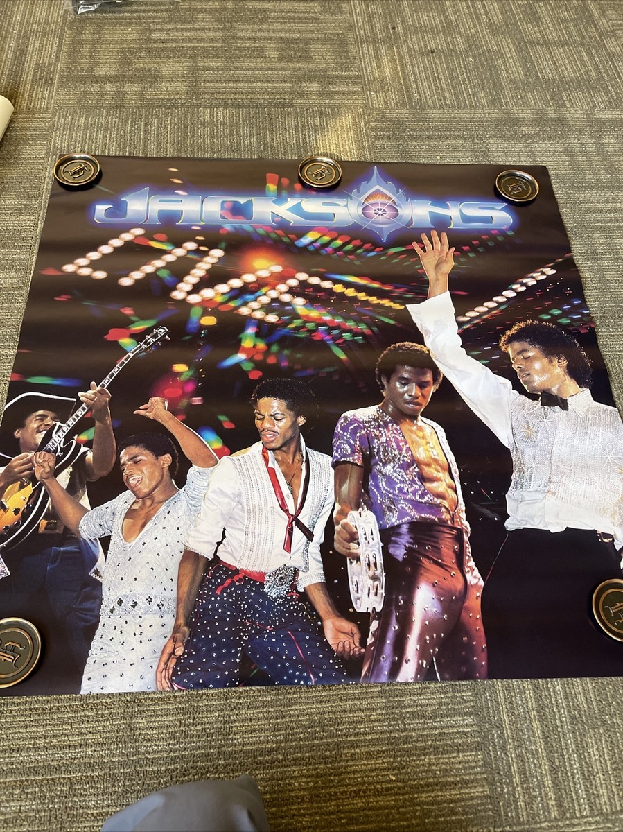 1981 Michael Jackson The Jackson 5 Record Store Promo Poster #8
