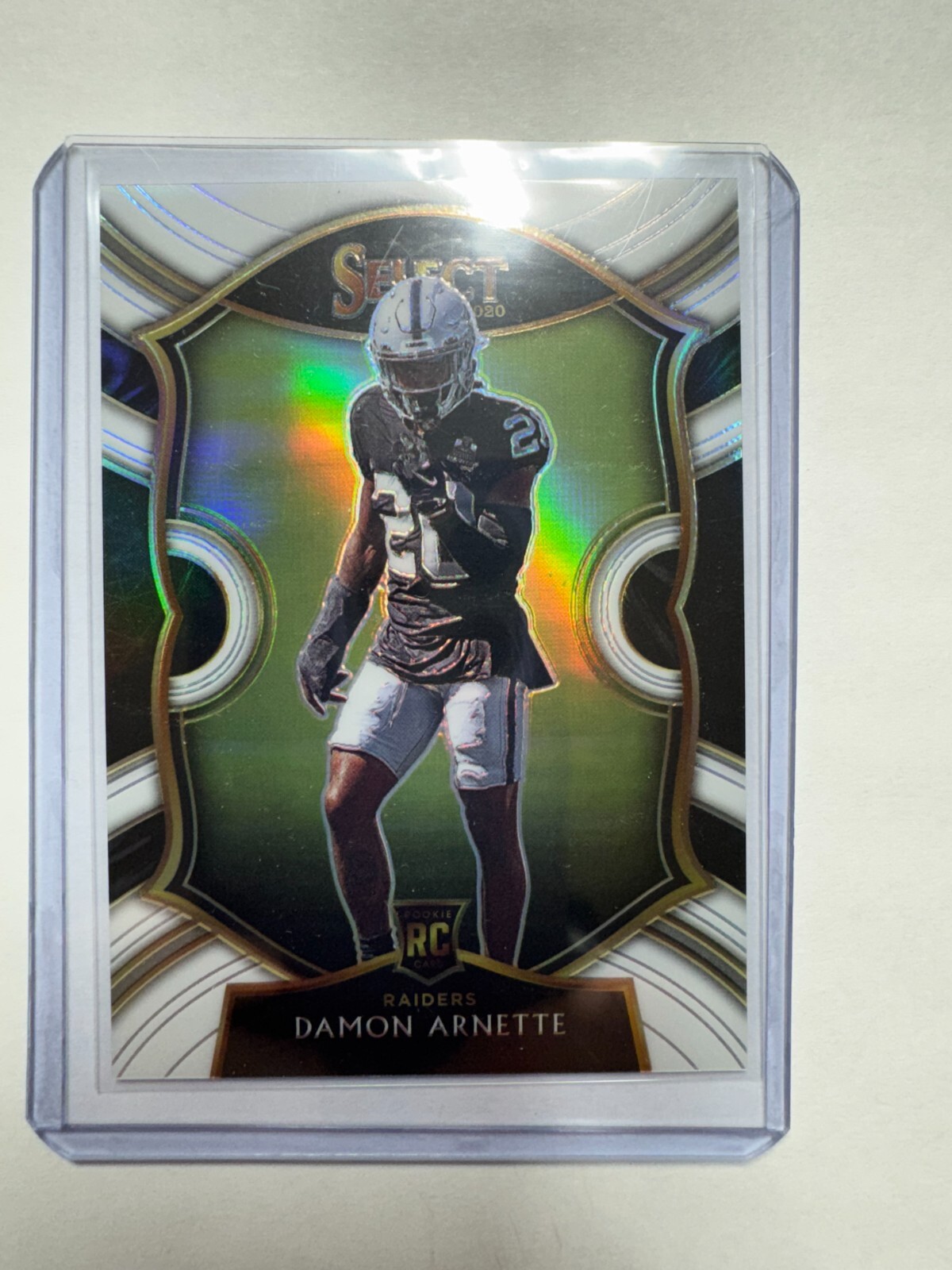 Damon Arnette Panini Select #92 White