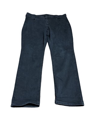 Old Navy Womens Back Denim Straight Fit Dark Wash Jeans Size 18