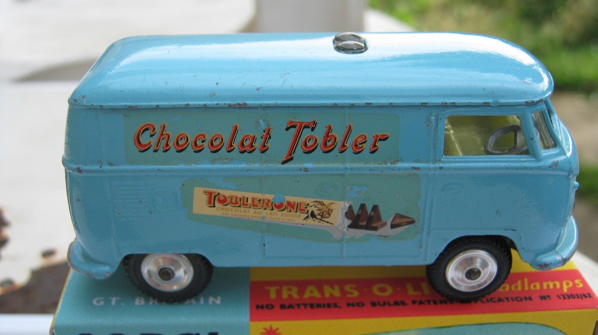 コーギー VOLKSWAGEN Chocolat Tobler ミニカーショップ ケンボックス CORGI TOYS☆441☆VOLKSWAGEN