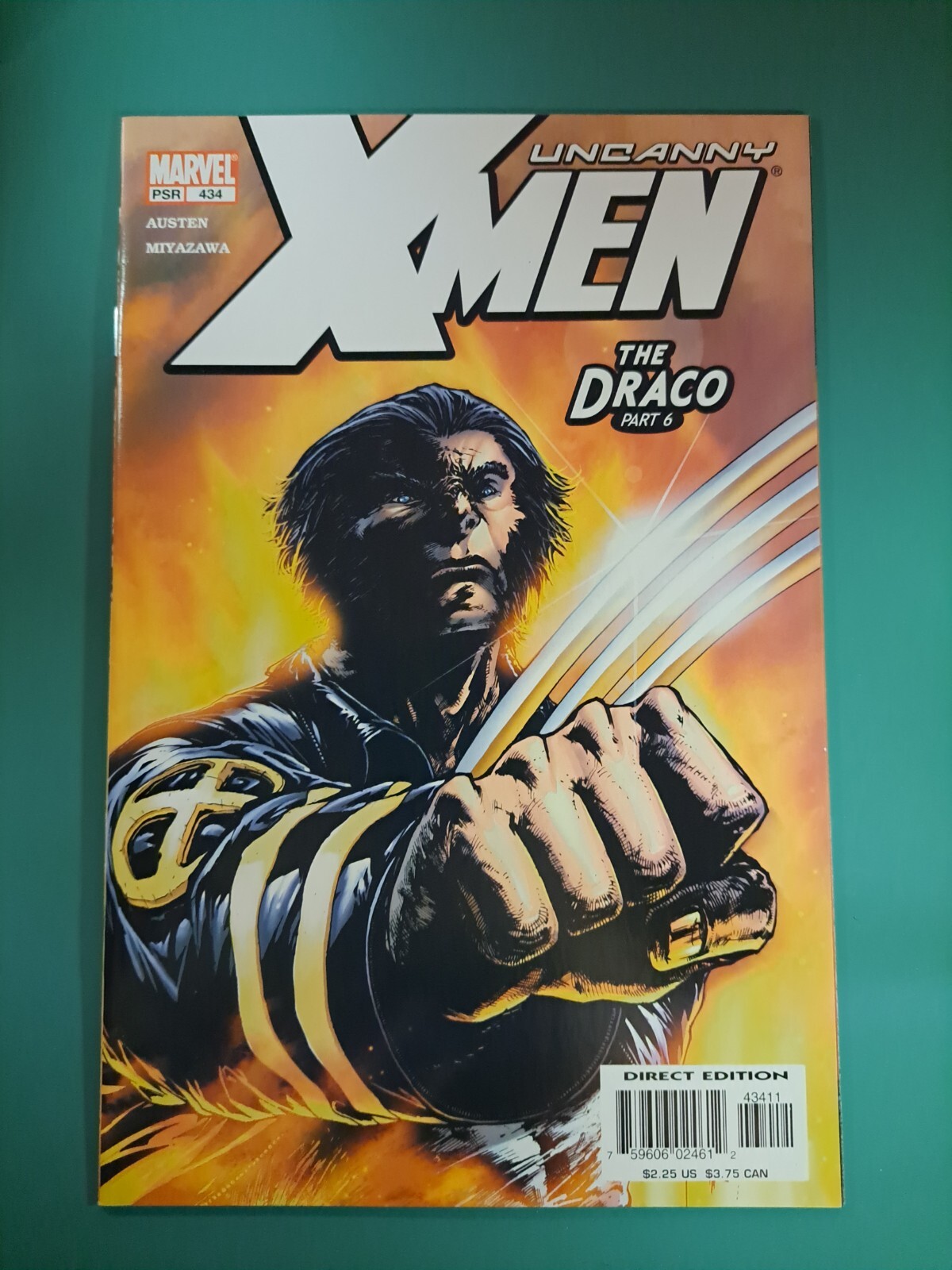 Uncanny X-Men #434 - Wolverine Cover! Draco Pt 6 Combined Shipping w/ 10 Pics!