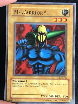 M.K　遊戯王カード　01 YUGIOH MISPRINT! M-WARRIOR #1 LOB-076 COMMON (NM) | eBay