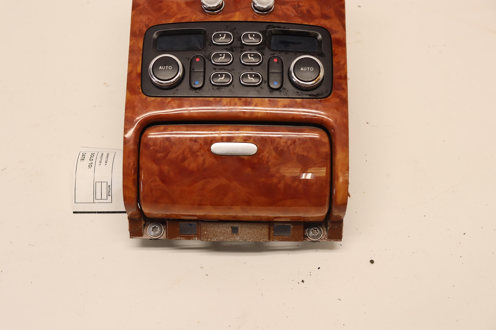 2006-2012 BENTLEY CONTINENTAL CENTER CONSOLE REAR A/C HEATER CONTROL SWITCH OEM
