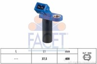 Facet Kurbelwellensensor FüR Ford B-MAX,C-MAX Ii,Ecosport,Fiesta IV V VI