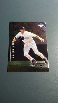 TODD HELTON 1999 UPPER DECK BLACK DIAMOND BASEBALL CARD # 30 B3206