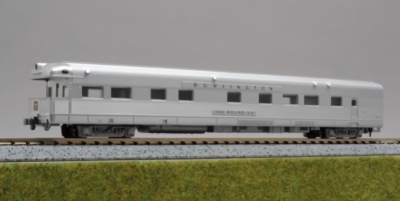 N Scale Kato 156-0806 Budd Business Car CB&Q #The Round Up