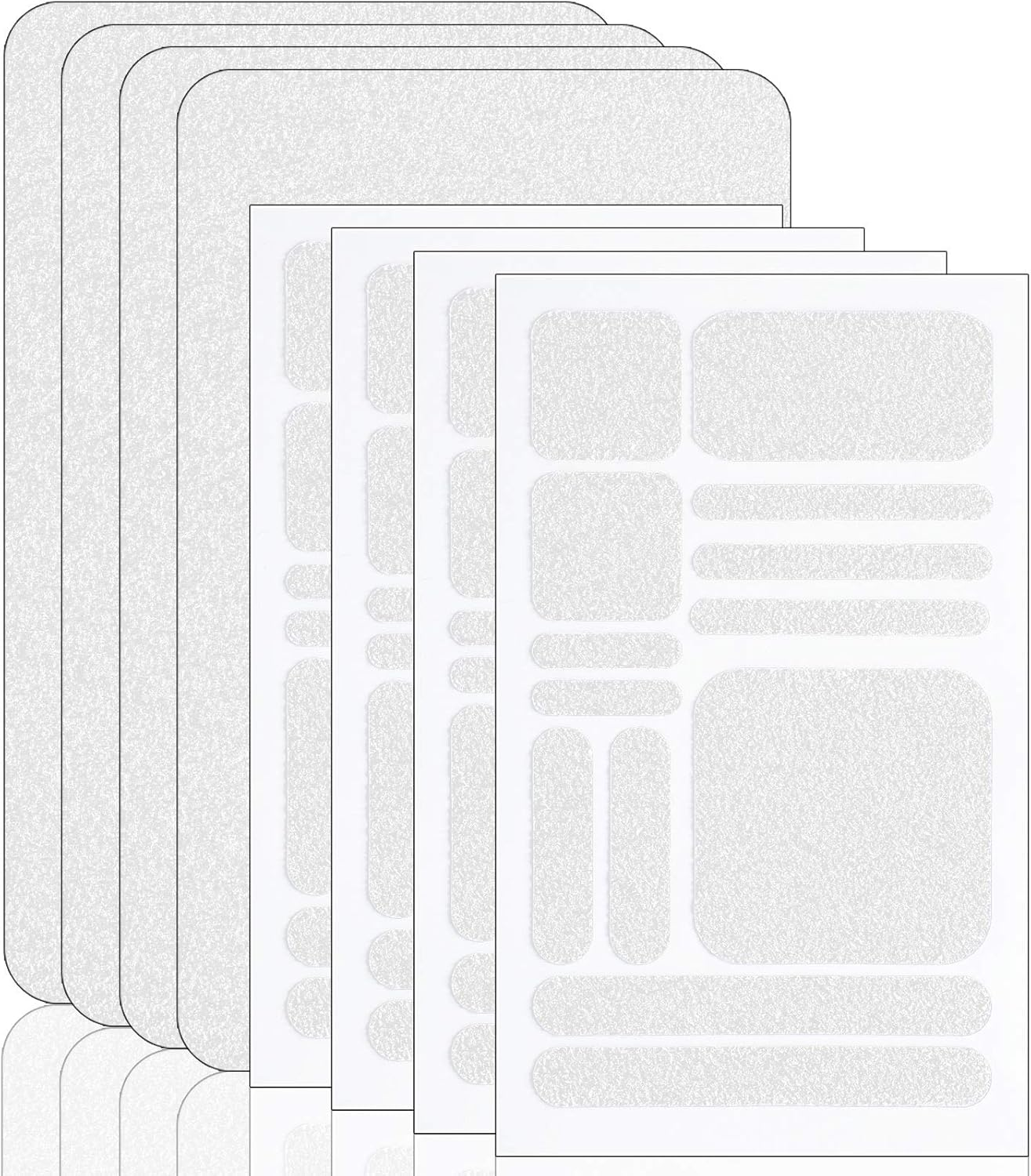 8 Pieces Cell Phone Grip Tapes Stickers Anti-Slip Grip Rubberized Decal Stickers