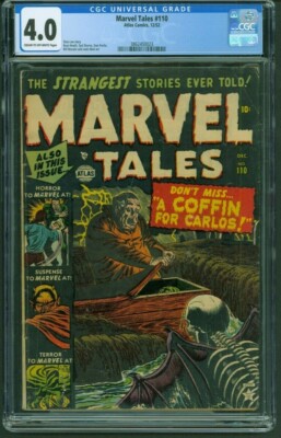 Marvel Tales #110 CGC VG 4.0  Story Atlas Comics 12/52