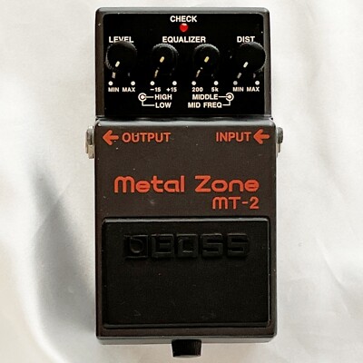 BOSS MT-2 Metal Zone 2007 Distortion Guitar Pedal MIT PSA