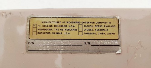 Woodward SPM Synchronizer Governor A8271-610 / A8271 610 - Picture 2 of 8