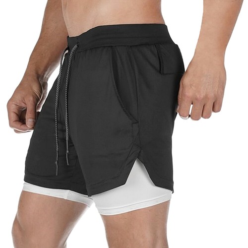 Men's Active Training Running Shorts 2 