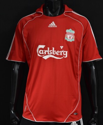 The Reds 2006-08 adidas Liverpool FC Home Shirt GERRARD SIZE L