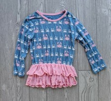 KICKEE Pants Bamboo Blue Moon Crabs Tunic Size 3