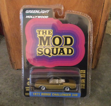 1971 '71 CHALLENGER 340 THE MOD SQUAD HOLLYWOOD R34 GREENLIGHT DIECAST 2022