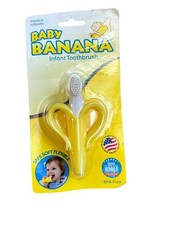 Baby Yellow Banana Massaging Teether NIB