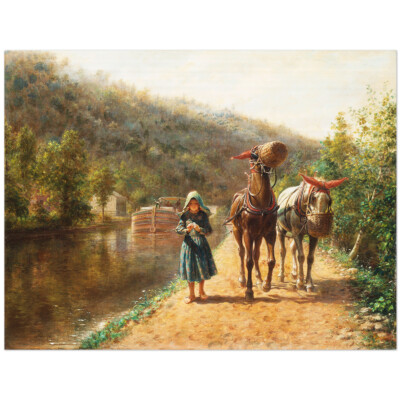 Edward Lamson Henry, Auf dem Leinpfad 11003001303