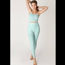 NEW Aqua Green Moto Designed High Waisted Jeggings by Nikibiki