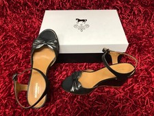 Women's Heeled Sandals Schmoove Size 39 Color Black New!!!