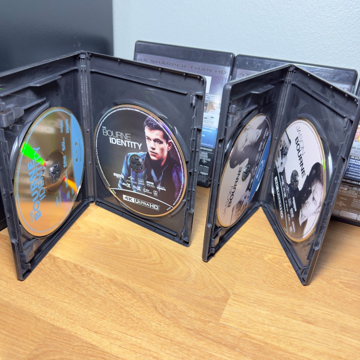 The Jason Bourne Complete Collection 4K UHD Blu-ray Set 5 Movie