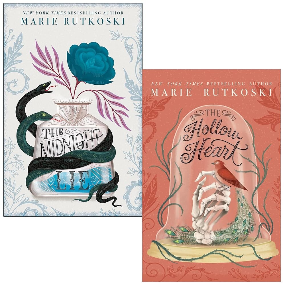 Midnight Lie Series 2 Books Collection Set by Marie Rutkoski Hollow Heart