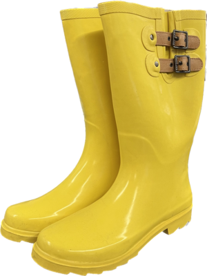 Chooka Yellow rain boot women 10 New with Tag