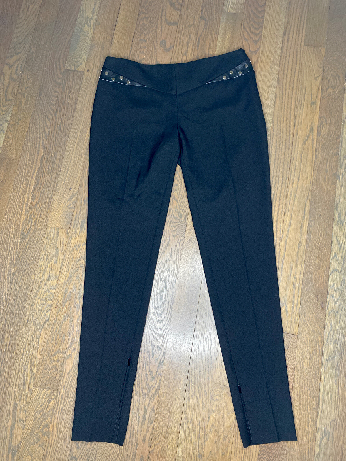 SAINT LAURENT PARIS 2014 Pantalone donna borchiato lana agnello taglia 4 ottime condizioni