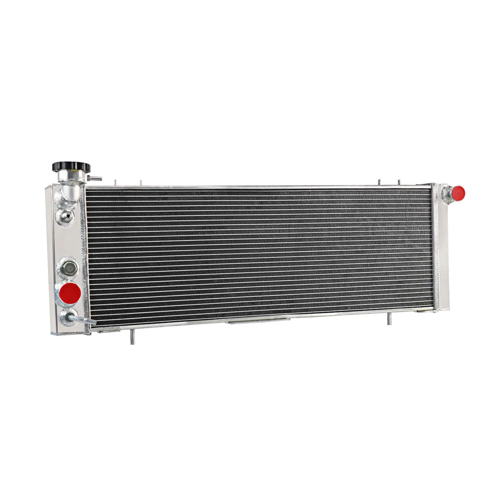 4 Row Aluminum Radiator 91-2001 For Jeep Cherokee XJ/Comanche 2.5L 4.0L Foto 4 de 4