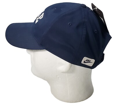 Nike Unisex Navy Blue Adjustable Cap with Embroidered Swoosh Logo Vintage Nike Men main image 2