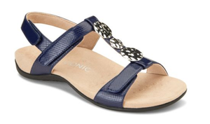 Vionic Farra Navy Lizard Strappy Comfort Sandal Women's sizes 5,6,11 NEW!!!! | eBay
