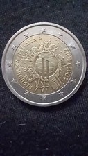 Moneta Rarissima 2 Euro Repubblica Italiana 2002-2012 ERRORE DI CONIO 13 Stelle