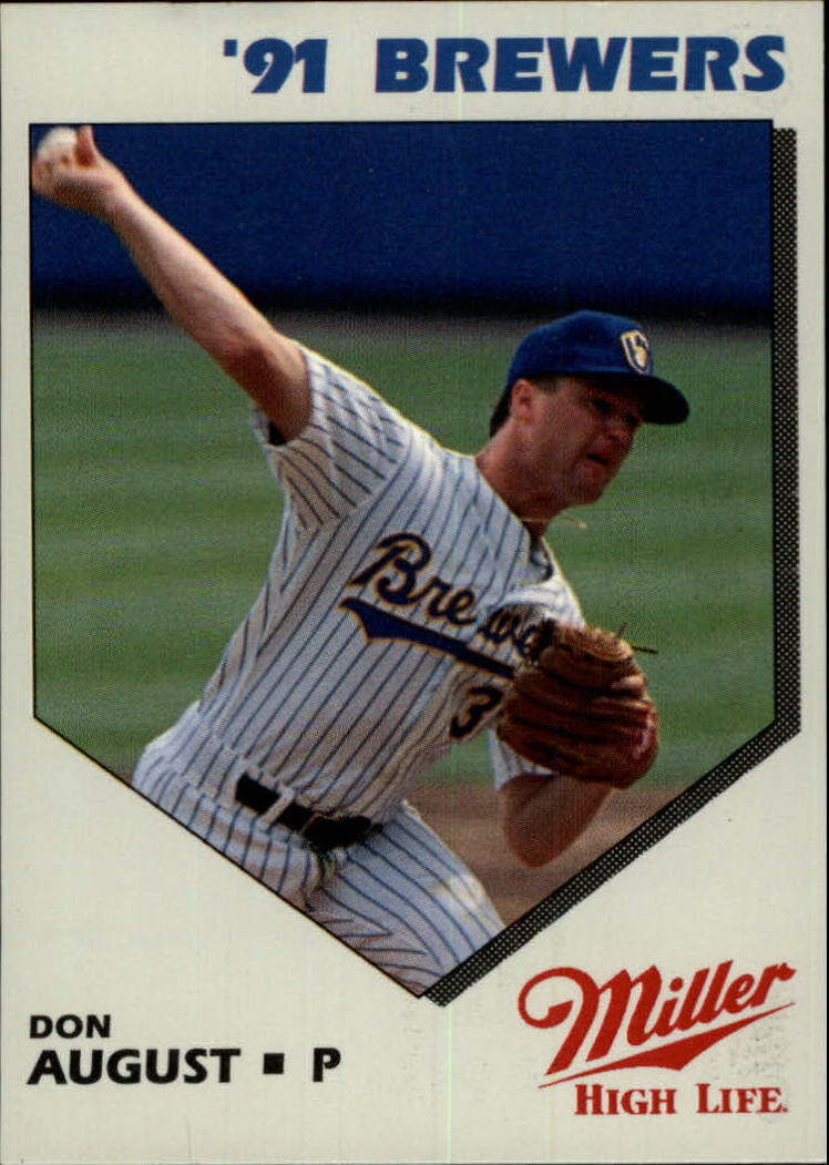 B6070- 1991 Brewers Miller Brewing BB Card #s 1-32 -You Pick- 21 Million Items
