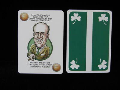 Arnold ''Red'' Auerbach Manager/Coach  Boston Celtics ''Joker''  Playing Card 