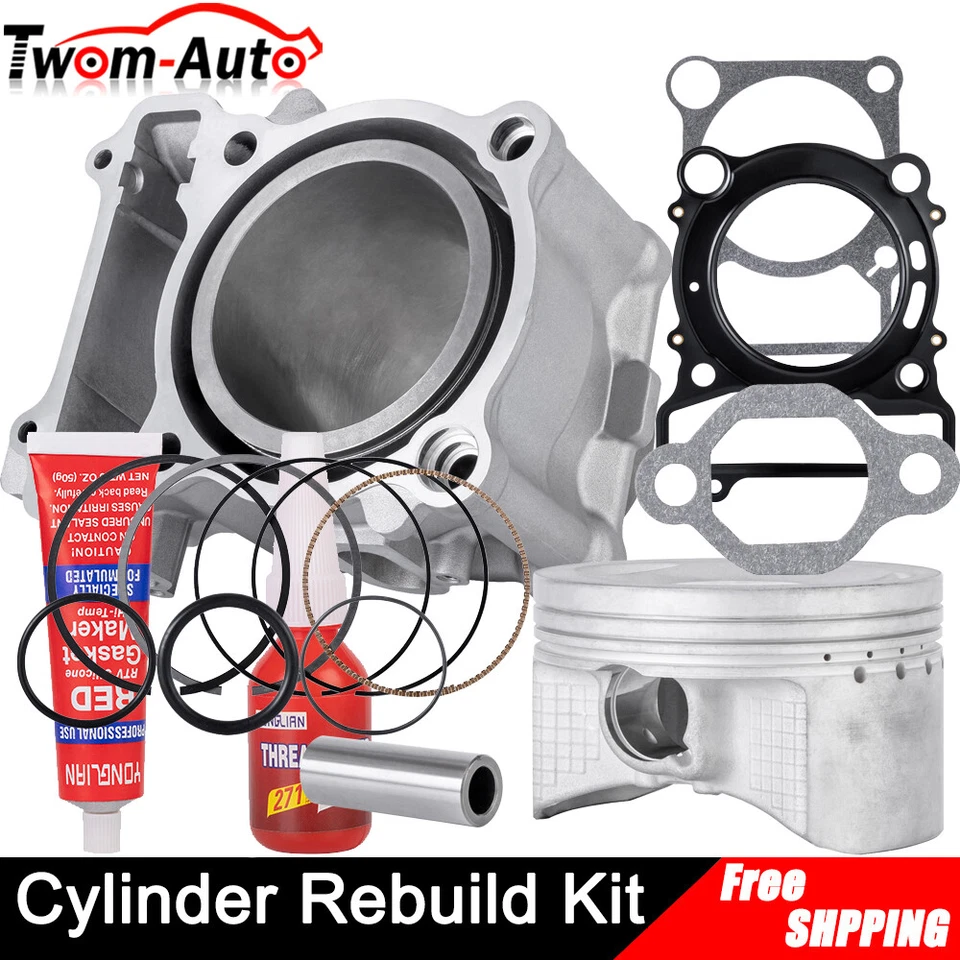 Cylinder Piston Gasket Rebuild Kit for Yamaha Kodiak Grizzly 450 5ND-11310-00-00 - Image 2 of 4