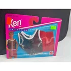 Vintage 90's Mattel Barbie Ken Fashion Mesh Tank Short Set 68315