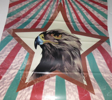 Pair of 2 Eagle Cornhole Board Wraps LAMINATED Wrap Decals Vinyl Sticker Skins