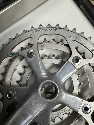 Shimano XTR FC-M900 Vintage Crank Set 180mm Square Taper | eBay