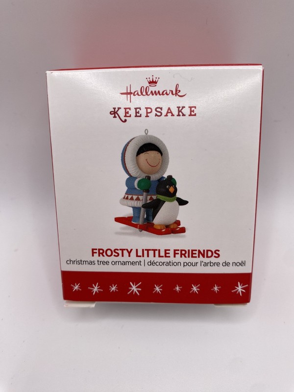 Hallmark Keepsake 2016 Christmas Ornament FROSTY LITTLE FRIENDS Miniature- NEW