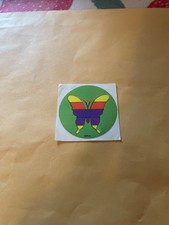 Vintage 1980s Butterfly Sticker