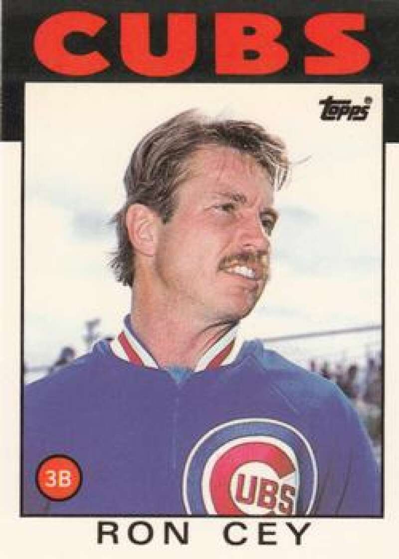 Ron Cey #669 Baseball Cards 1986 Topps Tiffany trading card — raw and PSA graded price guide