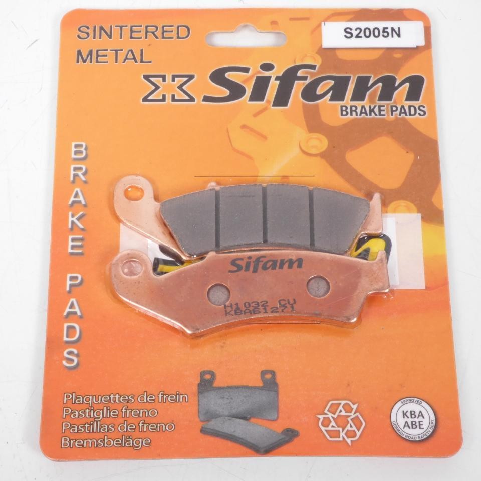 Plaquette de frein Sifam résistant à la boue pour Honda 125 Cr R AV