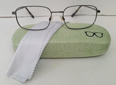 FLEXON : BENJAMIN 600 EYEGLASS FRAMES- GUNMETAL- 54/18 140 NWOT & EXTRAS