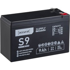 12V 9Ah AGM Batterie Versorgungsbatterie USV Notstrom Kinderauto Akku 12 Volt