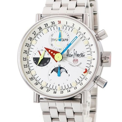 ALAIN SILBERSTEIN Chrono Classic KRONO CLASSIK White Triple Calendar Moon
