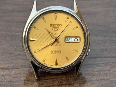 Seiko 5 Vintage Automatic 21 Jewels Men's 7S36 Movement Spares/Repairs (139)