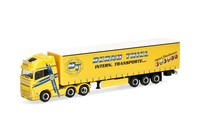 "Herpa 1:87 319591 Volvo Fh Gl Xl 2020 6X2 Gardinenplanen-Sattelzug \"Bernd Thiel\""