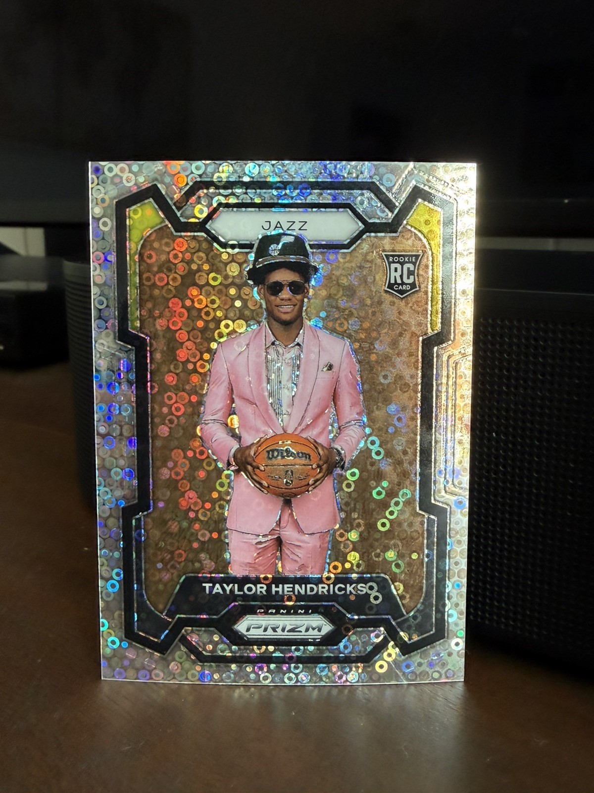 2023-24 Panini Prizm Taylor Hendricks #161 Rookie Variation Fast Break Disco RC